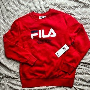FILA Red Sweater NWT